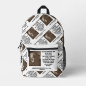 Sac À Dos Imprimé Test de Chesterton Great Scheme (Recto)