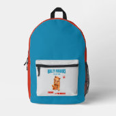 Sac À Dos Imprimé Testeur QA Humour de chat (Recto)