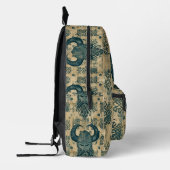 Sac À Dos Imprimé Tête viking bleue (Gauche)