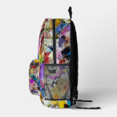 Sac À Dos Imprimé Textile coloré Abstrait (Droite)