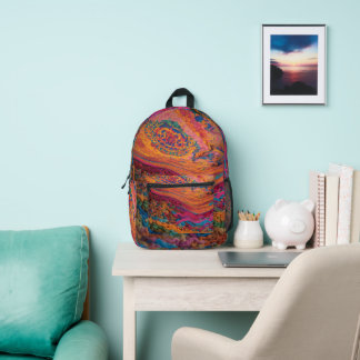 Sac À Dos Imprimé textile unique