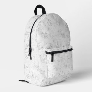Sac À Dos Imprimé Texture Académique Minimaliste en Distress