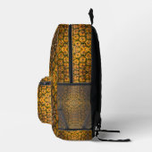 Sac À Dos Imprimé Texture d'écorce d'ananas (Droite)