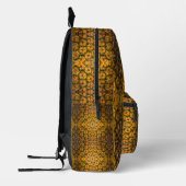 Sac À Dos Imprimé Texture d'écorce d'ananas (Gauche)