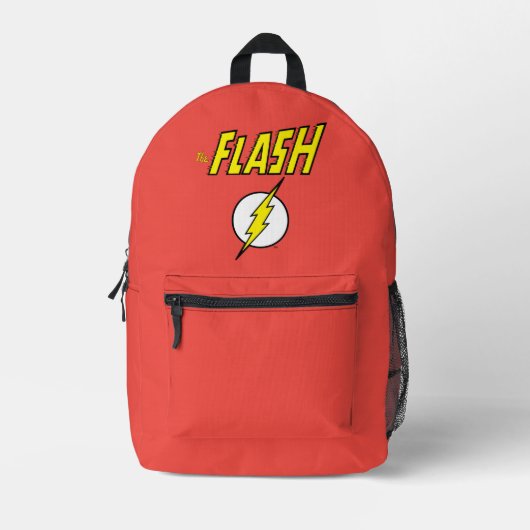 Sac À Dos Imprimé The Flash Name & Lightning Bolt Logo (Recto)