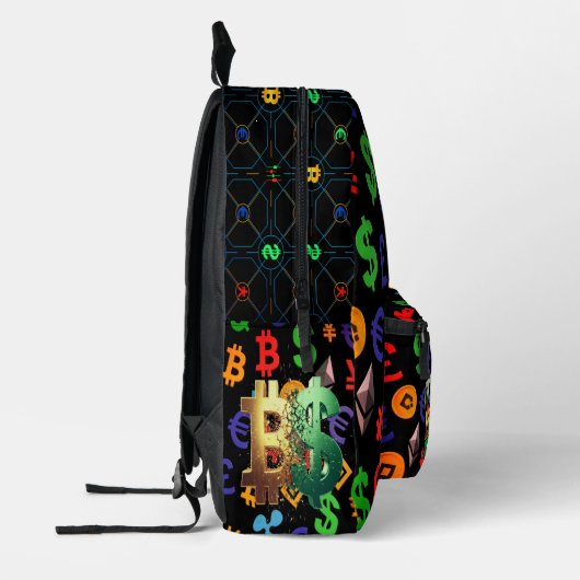 Sac À Dos Imprimé The Trader Dream Collection Candlestick Charts (Gauche)