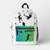 Sac À Dos Imprimé The World of Football Backpack (Recto)