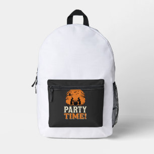 Sac À Dos Imprimé Thème de fête d'Halloween Sorcière Chaudron Design