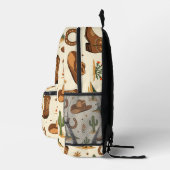 Sac À Dos Imprimé Thème de pays occidental avec cactus (Droite)