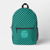 Sac À Dos Imprimé Thème élégant à pois Code QR dynamique intelligent (Recto)