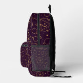 Sac À Dos Imprimé Thème Solareclipse étoile d'or céleste (Droite)