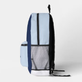Sac À Dos Imprimé Thème sportif bleu Two Tone (Droite)