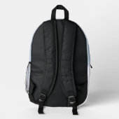 Sac À Dos Imprimé Thème sportif bleu Two Tone (Verso)
