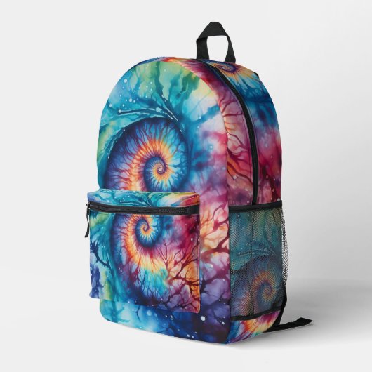 Sac À Dos Imprimé Tie Dye (Coin arrière droit)