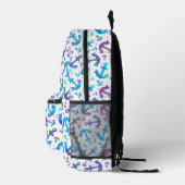 Sac À Dos Imprimé Tie Dye Motif Ancre (Droite)
