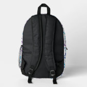 Sac À Dos Imprimé Tie Dye Motif Ancre (Verso)