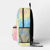 Sac À Dos Imprimé Tie teinte personnalisée Hippy Swirl (Droite)