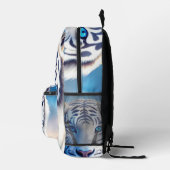 Sac À Dos Imprimé Tigre Blanc (Droite)