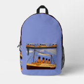 Sac À Dos Imprimé Titanic Ship backpack  (Recto)