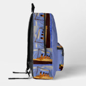 Sac À Dos Imprimé Titanic Ship backpack  (Gauche)