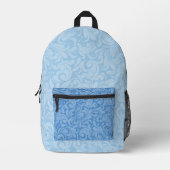 SAC À DOS IMPRIMÉ TONS BLEU ORNATE DOMMASK MODÈLES (Recto)