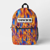 Sac À Dos Imprimé Torturé par Kenneth Yoncich (Recto)