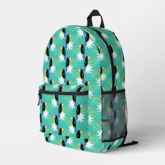 Sac À Dos Imprimé Toucan (Coin arrière droit)