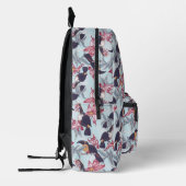 Sac À Dos Imprimé Toucans Avec Fleurs Exotiques (Gauche)