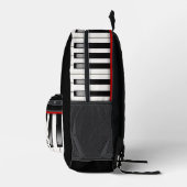 Sac À Dos Imprimé Touches de piano (Droite)