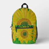 Sac À Dos Imprimé Tournesol (Recto)