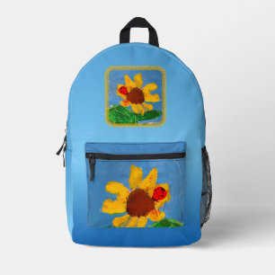 Sac À Dos Imprimé Tournesol "Art by Kids"