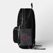 Sac À Dos Imprimé Tout D'abord Je Suis Un Délice Chat Noir Rugissant (Droite)