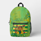 Sac À Dos Imprimé Toutou "Art par les enfants" (Recto)