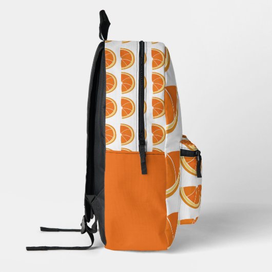 Sac À Dos Imprimé Tranches de fruits orange (Gauche)