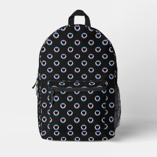 Sac À Dos Imprimé Trans Pride Drapeau Coeur Motif Transgenre Pride