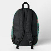 Sac À Dos Imprimé Transport Boys Green (Verso)