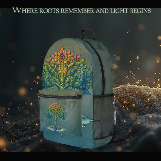 Sac À Dos Imprimé Tree of Life Shifting Dawn 