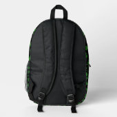 Sac À Dos Imprimé Trèfle personnalisé de la Saint-Patrick avec perle (Verso)