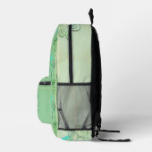 Sac À Dos Imprimé Trèfles Brumeux (Droite)
