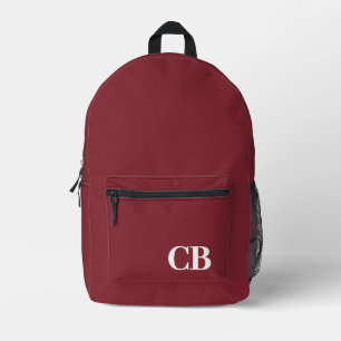 Sac À Dos Imprimé Trend Color Crimson rouge Monogramme imprimé sac à