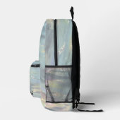Sac À Dos Imprimé Trendy Opal Iridescent Holographic School Backpack (Droite)