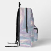 Sac À Dos Imprimé Trendy Opal Iridescent Holographic School Backpack (Gauche)