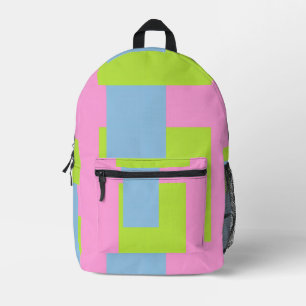 Sac À Dos Imprimé Tri Couleur