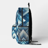 Sac À Dos Imprimé Triangles stratifiés (Droite)