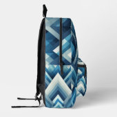 Sac À Dos Imprimé Triangles stratifiés (Gauche)