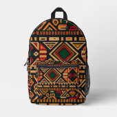 Sac À Dos Imprimé Tribal africain (Recto)