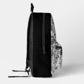 Sac À Dos Imprimé Tribal MAYA ancien masque motif 1 (Gauche)