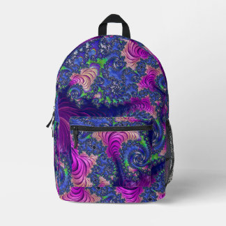 Sac À Dos Imprimé Trippy bohème coloré ton de bijou arc-en-ciel frac
