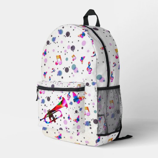 Sac À Dos Imprimé Trompette de fête (Coin arrière droit)