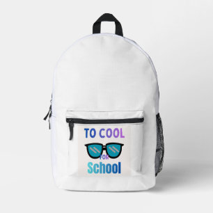 Sac À Dos Imprimé Trop cool pour le cartable 😎
